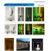 9W AC100-240V/DC24V LED Window Frame Light Outline Profile Garage Hallway Decorative Lighting IP54/IP65